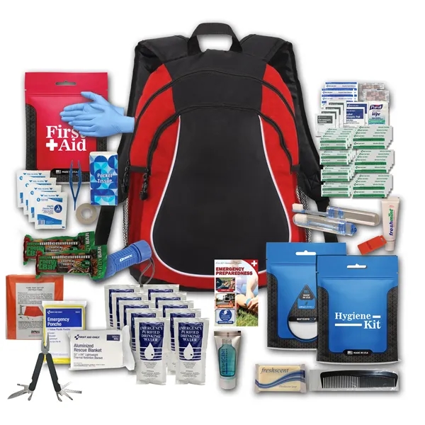 PREMIUM SURVIVAL DISASTER & FIRST AID BACKPACK - PREMIUM SURVIVAL DISASTER & FIRST AID BACKPACK - Image 1 of 1