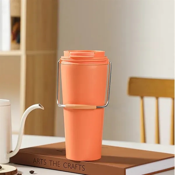 Stainless Steel Handle Insulated Mug - Stainless Steel Handle Insulated Mug - Image 5 of 5