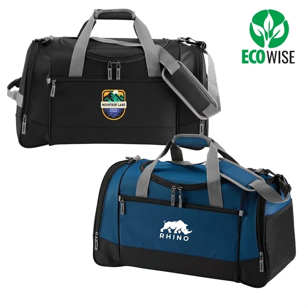 rPET Travel Duffel Bag - Eco-Friendly - 22" (2 Colors) - rPET Travel Duffel Bag - Eco-Friendly - 22" (2 Colors) - Image 0 of 2