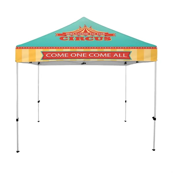 10' Economy Plus Tent Kit (Dye Sub Full-Color Full-Bleed) - 10' Economy Plus Tent Kit (Dye Sub Full-Color Full-Bleed) - Image 1 of 5