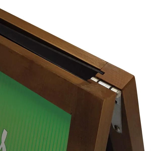 32" Deluxe Wood A-Frame Imprinted Chalkboard Kit - 32" Deluxe Wood A-Frame Imprinted Chalkboard Kit - Image 1 of 3