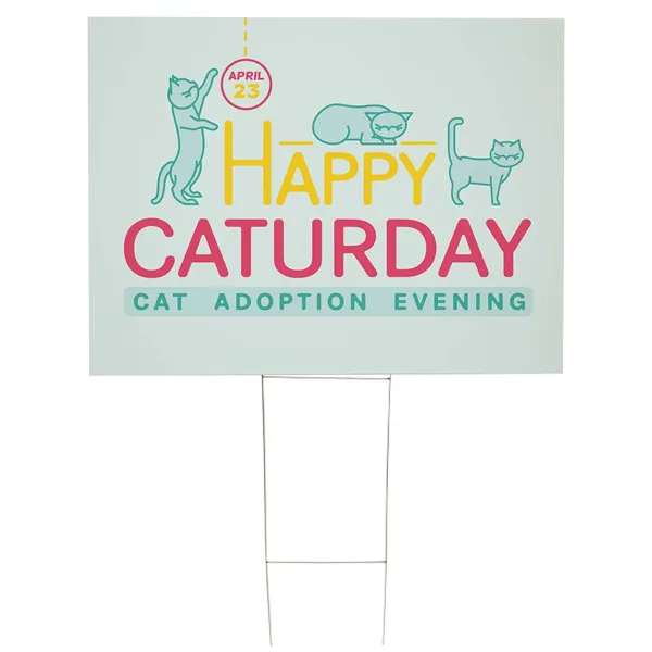 36" x 24" Corrugated Plastic Sign Kit (Single-Sided) - 36" x 24" Corrugated Plastic Sign Kit (Single-Sided) - Image 0 of 1