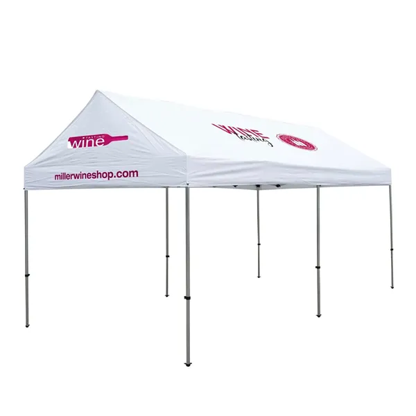 10' x 20' Gable Tent Kit (Full-Color Imprint, 4 Locations) - 10' x 20' Gable Tent Kit (Full-Color Imprint, 4 Locations) - Image 0 of 5