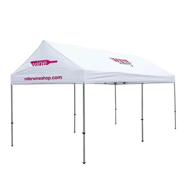 10' x 20' Gable Tent Kit (Full-Color Imprint, 3 Locations) - 10' x 20' Gable Tent Kit (Full-Color Imprint, 3 Locations) - Image 0 of 5