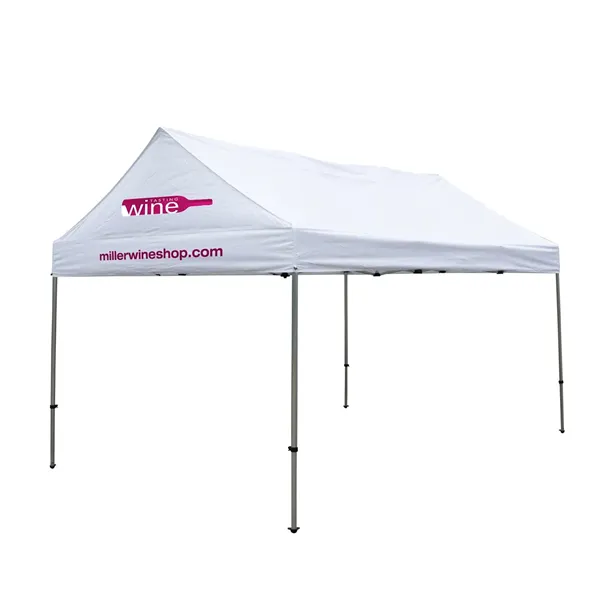 10' x 15' Gable Tent Kit (Full-Color Imprint, 2 Locations) - 10' x 15' Gable Tent Kit (Full-Color Imprint, 2 Locations) - Image 0 of 5