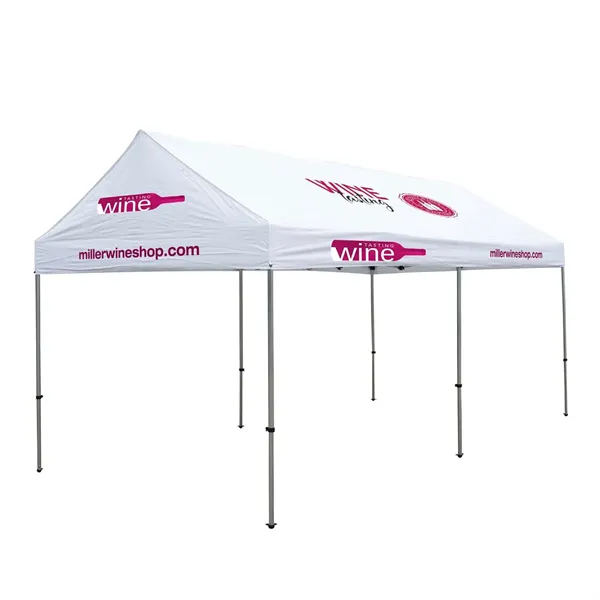 10' x 20' Gable Tent Kit (Full-Color Imprint, 11 Locations) - 10' x 20' Gable Tent Kit (Full-Color Imprint, 11 Locations) - Image 0 of 5