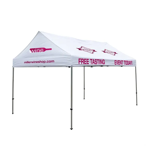 10' x 15' Gable Tent Kit (Full-Color Imprint, 8 Locations) - 10' x 15' Gable Tent Kit (Full-Color Imprint, 8 Locations) - Image 0 of 5