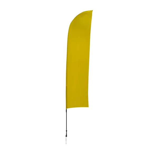 10.5' Solid-Color Blade Sail Sign Flag, 1-Sided, Scissor - 10.5' Solid-Color Blade Sail Sign Flag, 1-Sided, Scissor - Image 0 of 1