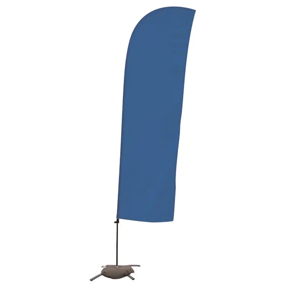 10.5' Solid-Color Blade Sail Sign Flag, 1-Sided, Scissor - 10.5' Solid-Color Blade Sail Sign Flag, 1-Sided, Scissor - Image 0 of 1