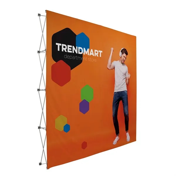 10' Tall Splash Floor Display Face Kit (Polyester Knit) - 10' Tall Splash Floor Display Face Kit (Polyester Knit) - Image 0 of 4