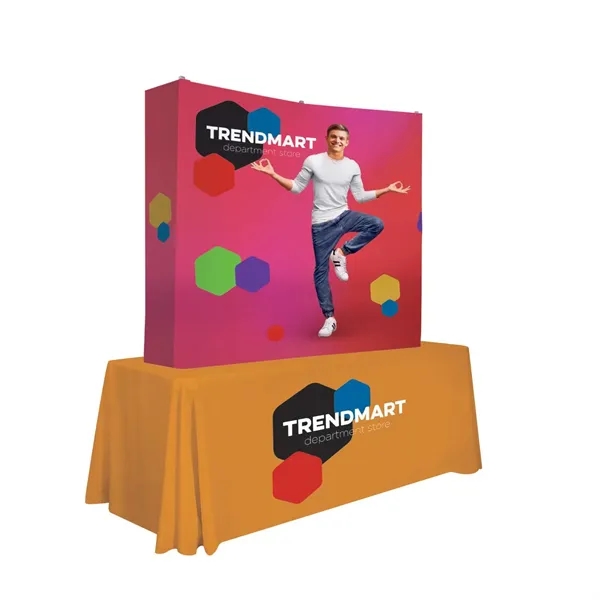 6' Curved Splash Tabletop Wrap Kit (Block-Out) - 6' Curved Splash Tabletop Wrap Kit (Block-Out) - Image 0 of 1
