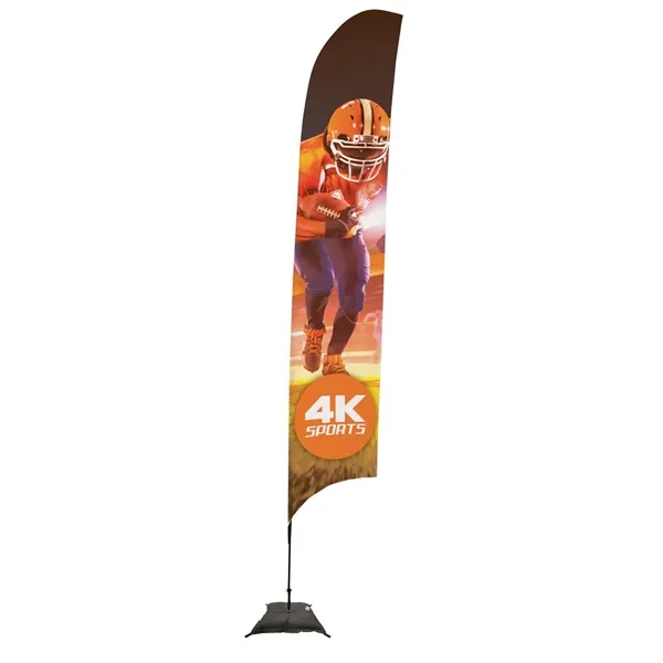 17' Streamline Razor Sail Sign Flag, 1-Sided, Scissor Base - 17' Streamline Razor Sail Sign Flag, 1-Sided, Scissor Base - Image 0 of 5