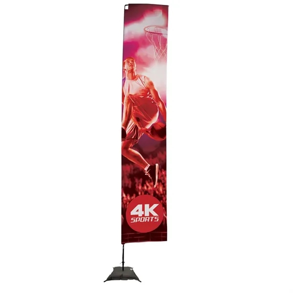 14.5' Streamline Rectangle Sail Sign Flag, 1-Sided, Scissor - 14.5' Streamline Rectangle Sail Sign Flag, 1-Sided, Scissor - Image 0 of 4