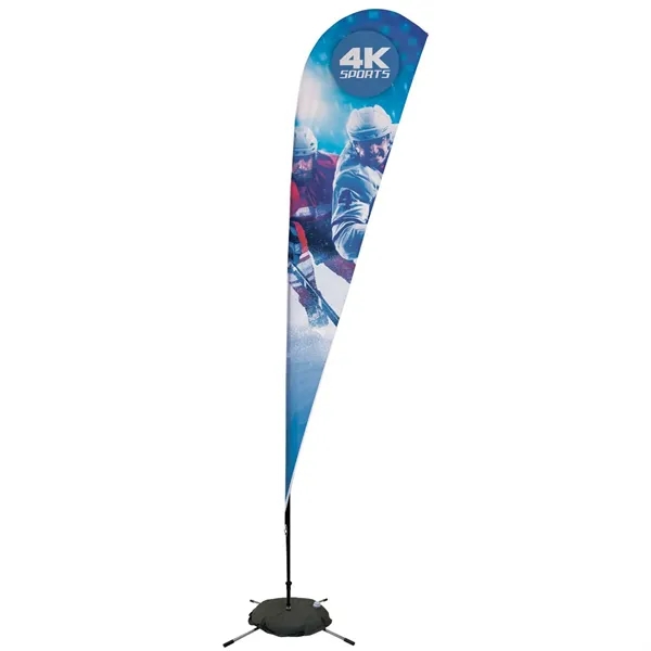 11.5' Streamline Teardrop Sail Sign Flag, 1-Sided, Scissor - 11.5' Streamline Teardrop Sail Sign Flag, 1-Sided, Scissor - Image 0 of 4