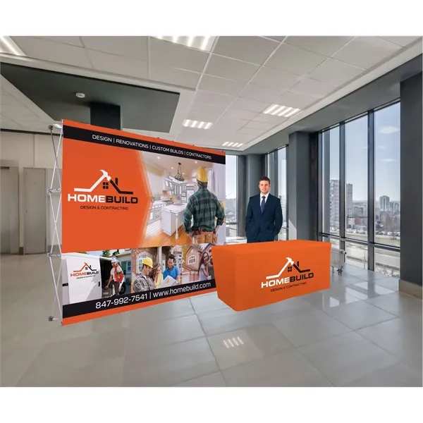 10' Straight Splash Floor Display Face Kit (Poly Knit) - 10' Straight Splash Floor Display Face Kit (Poly Knit) - Image 5 of 5