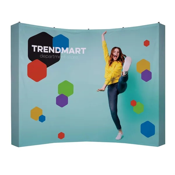 10' Curved Splash Floor Display Wrap Kit (Poly Knit) - 10' Curved Splash Floor Display Wrap Kit (Poly Knit) - Image 4 of 5