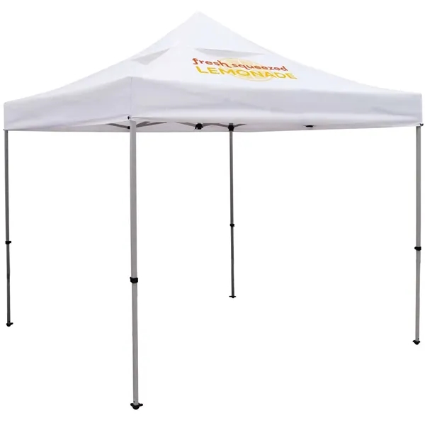 10' Deluxe Tent, Vented Canopy (Imprinted, 1 Location) - 10' Deluxe Tent, Vented Canopy (Imprinted, 1 Location) - Image 0 of 2