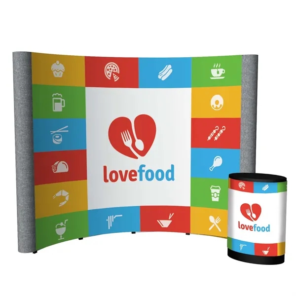 10' Echo Pop-Up Kit (Mural with Fabric Ends) - 10' Echo Pop-Up Kit (Mural with Fabric Ends) - Image 0 of 2