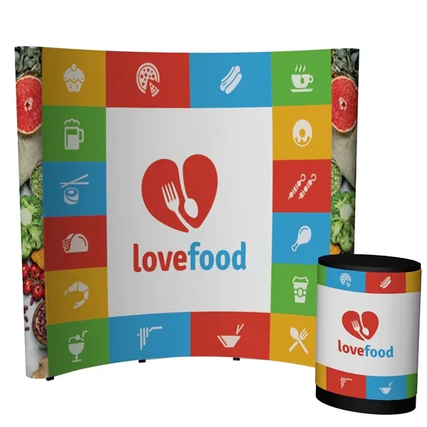 8' Echo Pop-Up Display Kit (Mural) - 8' Echo Pop-Up Display Kit (Mural) - Image 0 of 2