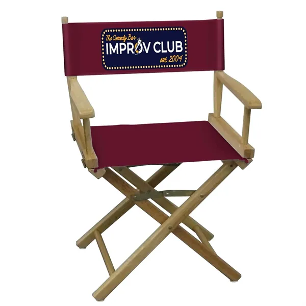 Table-Height Director's Chair (Full-Color Imprint) - Table-Height Director's Chair (Full-Color Imprint) - Image 0 of 12