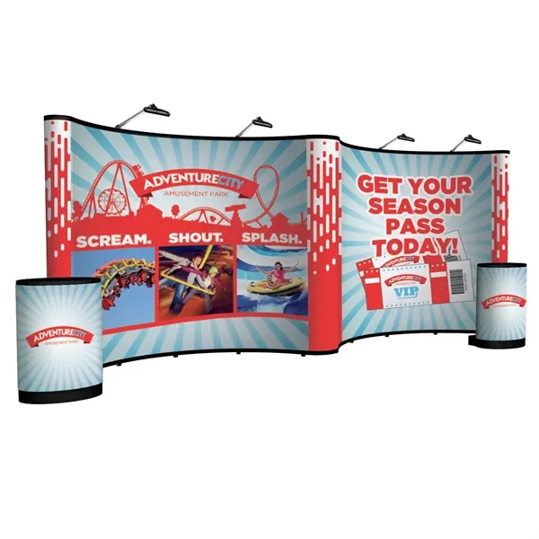 20' Gullwing Show 'N Rise Floor Display Kit (Full Mural) - 20' Gullwing Show 'N Rise Floor Display Kit (Full Mural) - Image 0 of 3