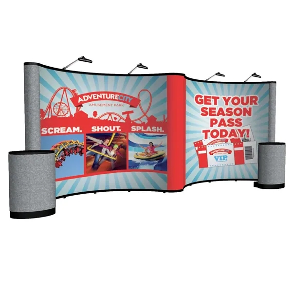 20' Gullwing Show 'N Rise Floor Kit (Mural, Fabric Ends) - 20' Gullwing Show 'N Rise Floor Kit (Mural, Fabric Ends) - Image 0 of 3