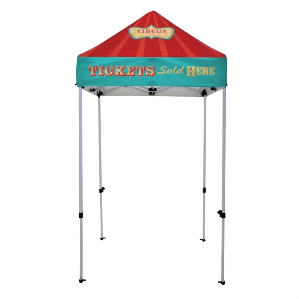 Custom 5' Economy Tent Kit (Dye Sub Full-Color Full-Bleed)