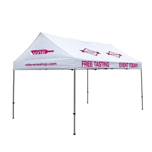 10' x 15' Gable Tent Kit (Full-Color Imprint, 6 Locations)
