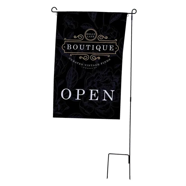 Custom 30" x 48" Garden Flag Kit Double-Sided