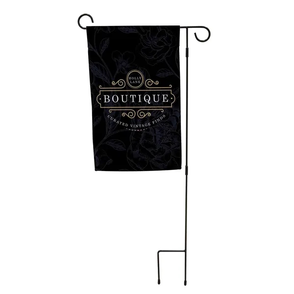 Custom 12" x 18" Garden Flag Kit Double-Sided