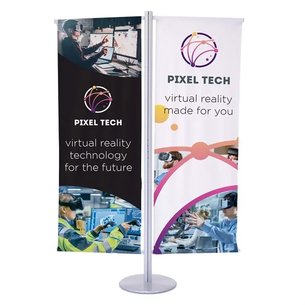 Custom Flex Banner Display Double-Banner Kit