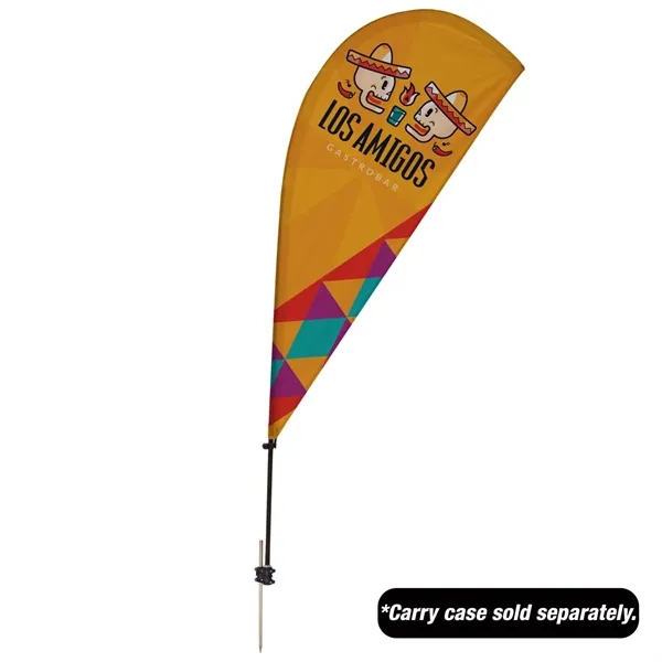 6.5' Value Teardrop Sail Sign Flag - 1-Sided with Spike