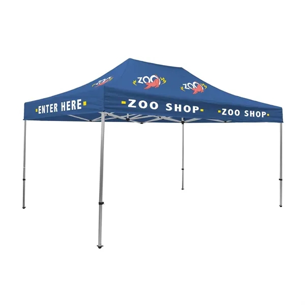 15' Premium Tent Kit (Imprinted, 10 Locations)