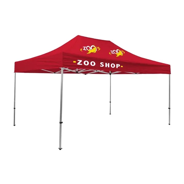 15' Premium Tent Kit (Imprinted, 3 Locations)
