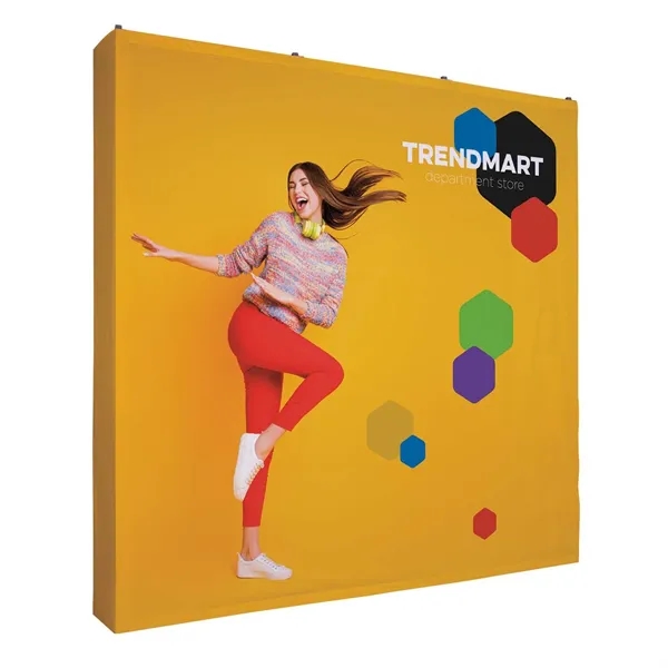 8' Straight Splash Floor Display Wrap Kit Recycled Polyester
