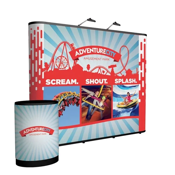 10' Straight Show 'N Rise Floor Display Kit (Full Mural) - 10' Straight Show 'N Rise Floor Display Kit (Full Mural) - Image 0 of 3