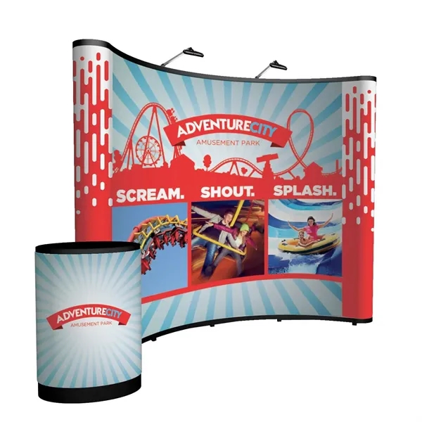 10' Curved Show 'N Rise Floor Display Kit (Full Mural) - 10' Curved Show 'N Rise Floor Display Kit (Full Mural) - Image 0 of 4