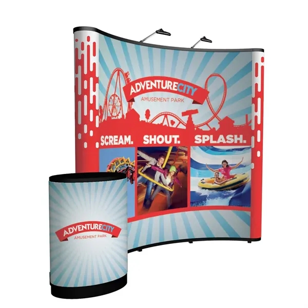 8' Curved Show 'N Rise Floor Display Kit (Full Mural) - 8' Curved Show 'N Rise Floor Display Kit (Full Mural) - Image 0 of 3