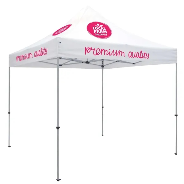 10' Deluxe Tent Kit (Full-Color Imprint, 4 Locations) - 10' Deluxe Tent Kit (Full-Color Imprint, 4 Locations) - Image 0 of 18
