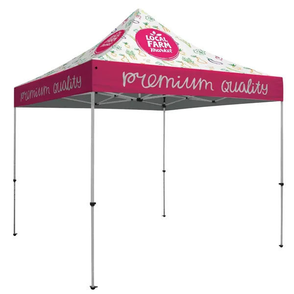 10' Deluxe Tent Kit (Full-Bleed Dye Sublimation) - 10' Deluxe Tent Kit (Full-Bleed Dye Sublimation) - Image 0 of 10