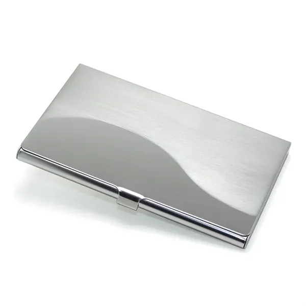 Stainless Steel Business Card Case - Stainless Steel Business Card Case - Image 1 of 3