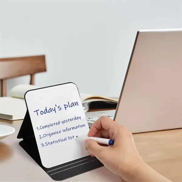 Glass Dry Erase Board with Reversible Stand - Glass Dry Erase Board with Reversible Stand - Image 1 of 5