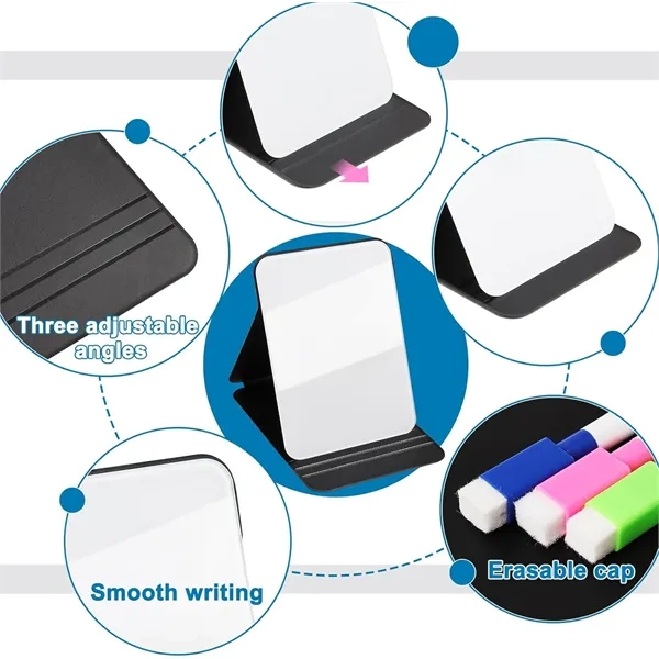 Glass Dry Erase Board with Reversible Stand - Glass Dry Erase Board with Reversible Stand - Image 2 of 5