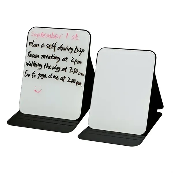 Glass Dry Erase Board with Reversible Stand - Glass Dry Erase Board with Reversible Stand - Image 4 of 5