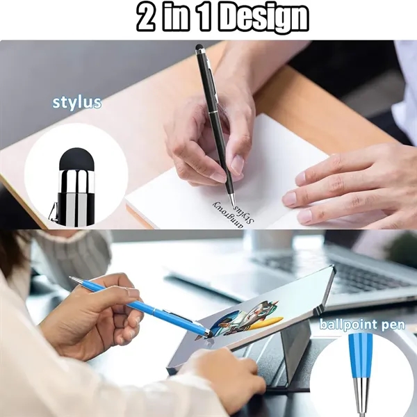 2 IN 1 Touch Screen Stylus Pen - 2 IN 1 Touch Screen Stylus Pen - Image 1 of 4