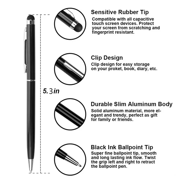 2 IN 1 Touch Screen Stylus Pen - 2 IN 1 Touch Screen Stylus Pen - Image 2 of 4