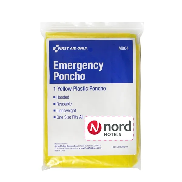 RAIN PONCHO WITH CUSTOM LABEL - RAIN PONCHO WITH CUSTOM LABEL - Image 0 of 1