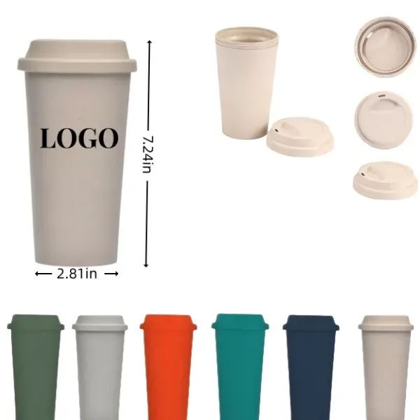 16oz Wheat Fiber Non-Slip Coffee Mug - 16oz Wheat Fiber Non-Slip Coffee Mug - Image 0 of 0