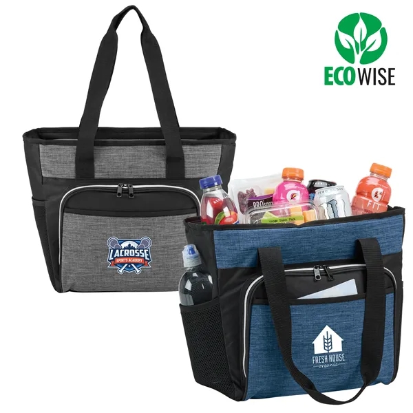rPET Heather Cooler Tote - Eco-Friendly - rPET Heather Cooler Tote - Eco-Friendly - Image 0 of 2
