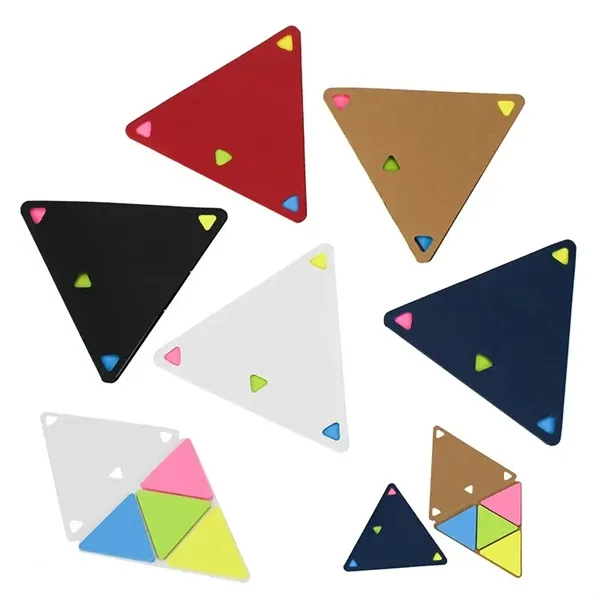 Triangle Shaped 4-color Sticky Flags Notes Booklet - Triangle Shaped 4-color Sticky Flags Notes Booklet - Image 3 of 3